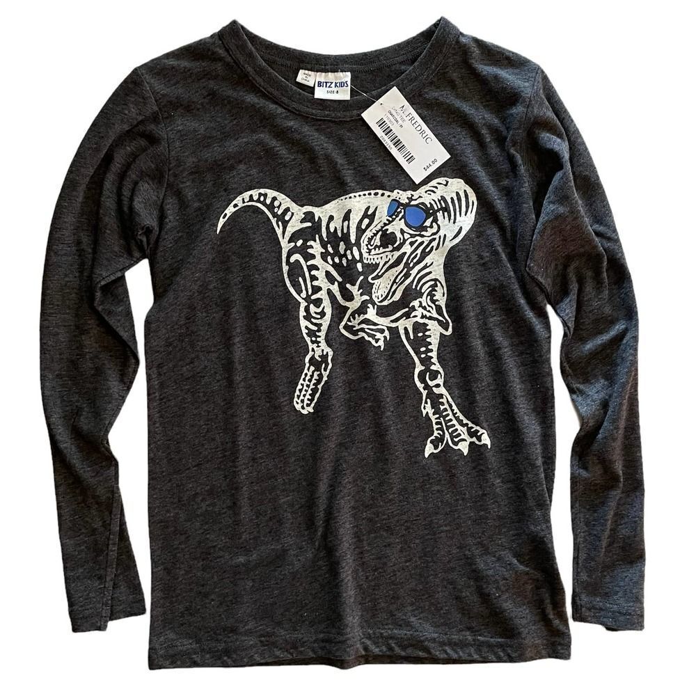 New Bitz Kids T Rex Dino Tee Size 8
